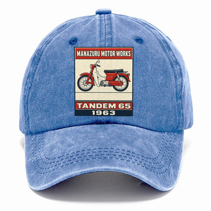Manazuru Tandem 65 Showa Speed Plates Classic Cap – Summer Sky