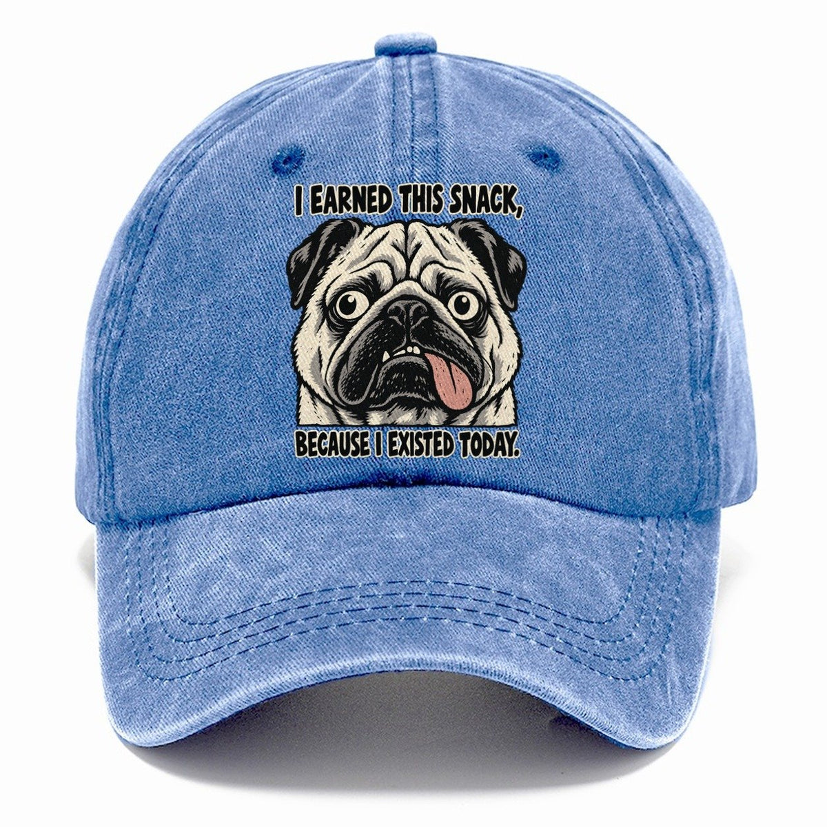 I Earned This Snack Feral Logic Classic Cap – Summer Sky