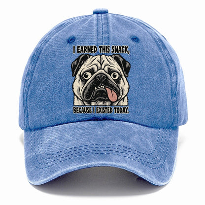 I Earned This Snack Feral Logic Classic Cap – Summer Sky