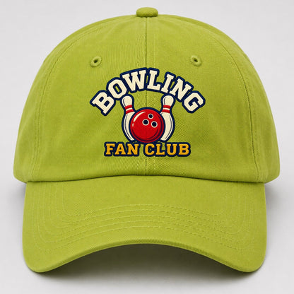 Bowling Fan Club Baseball Cap – Fluorescent Green