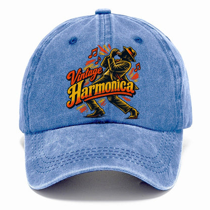 Woodcut Harmonica Classic Cap – Summer Sky