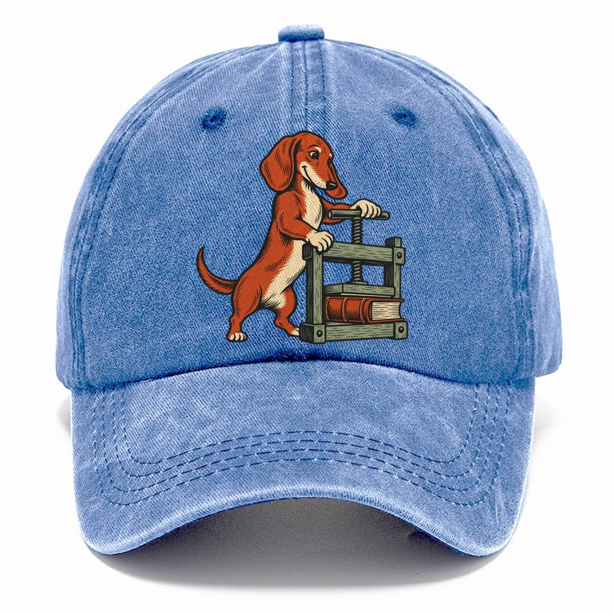 Dachshund Bookbinder Sundown Familiars Classic Cap – Summer Sky