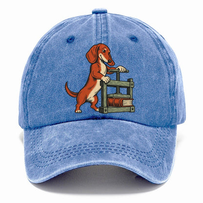 Dachshund Bookbinder Sundown Familiars Classic Cap – Summer Sky