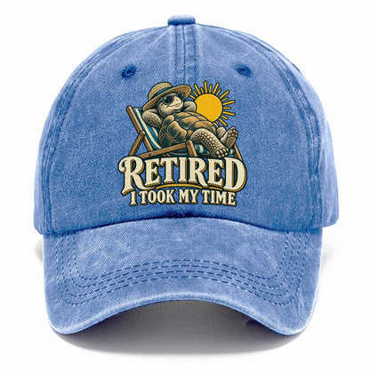 Retired Took My Time Everyday Originals Classic Cap – Summer Sky