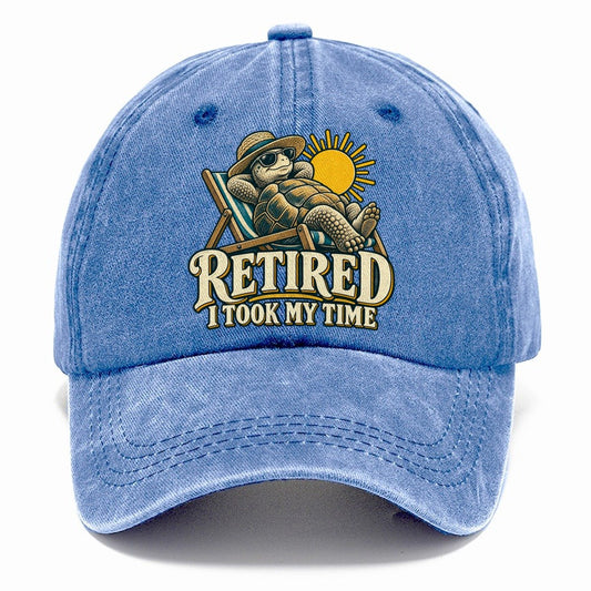 Retired Took My Time Everyday Originals Classic Cap – Summer Sky