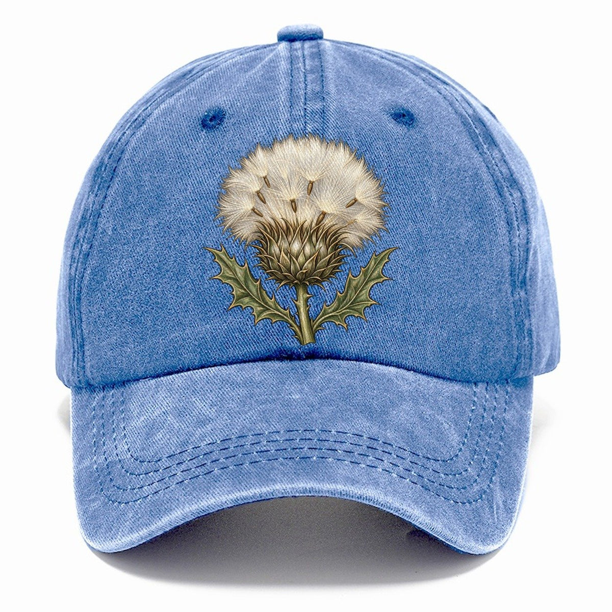 Thistle Silvery Seedhead Pastimes Companions Classic Cap – Summer Sky