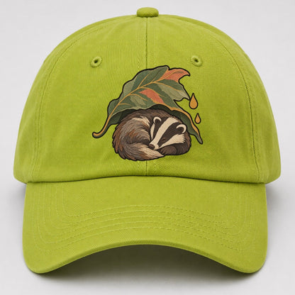 Badger Leaf Shelter Gentle Wild Baseball Cap – Fluorescent Green