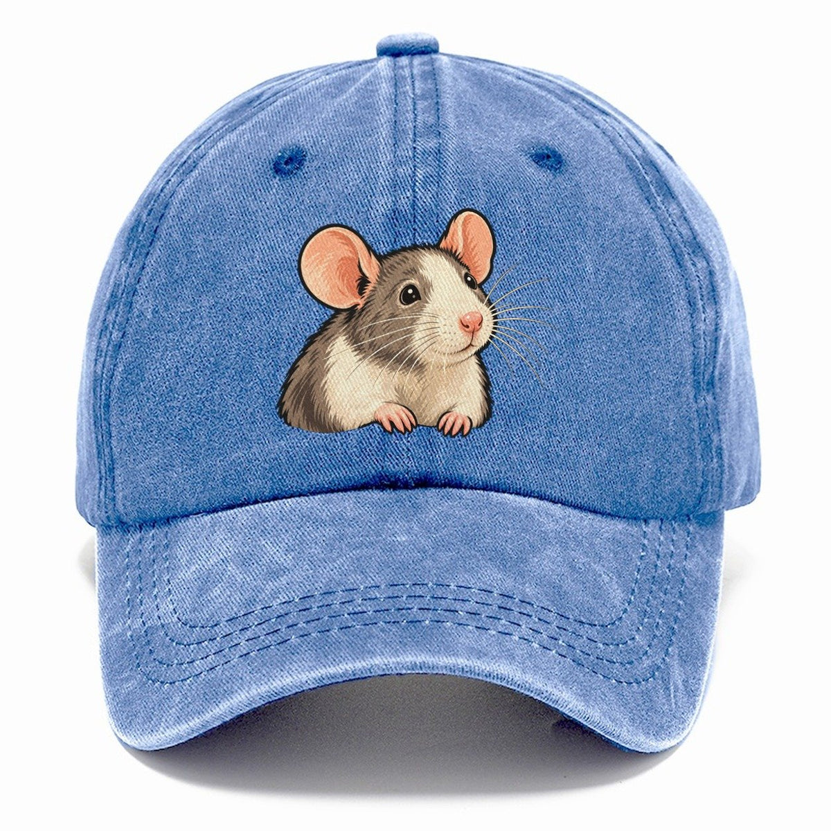 Fancy Rat Bright Nose Small Pet Logos Classic Cap – Summer Sky