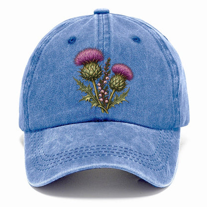 Twin Thistles And Heather Pastimes Companions Classic Cap – Summer Sky