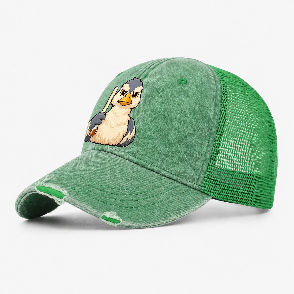 Brewer Goose Brew Day Washed Trucker Hat – Ink Green