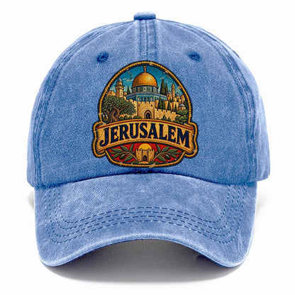 Jerusalem Travel Patch Jerusalem Classic Cap – Summer Sky