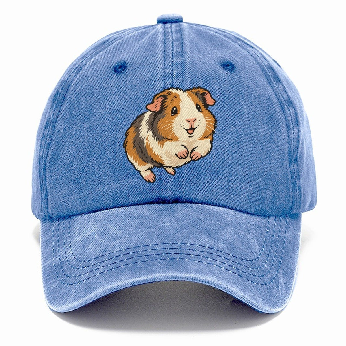 Guinea Pig Happy Hop Small Pet Logos Classic Cap – Summer Sky