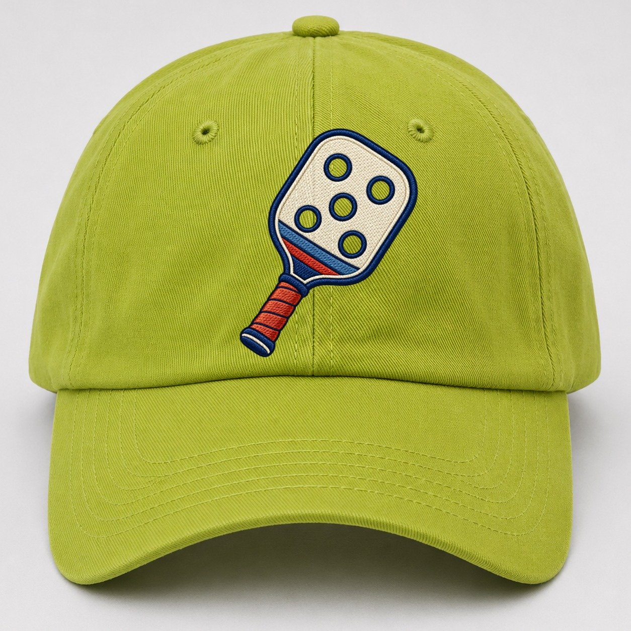 Pickleball Paddle Tiny Solo Marks Baseball Cap – Fluorescent Green