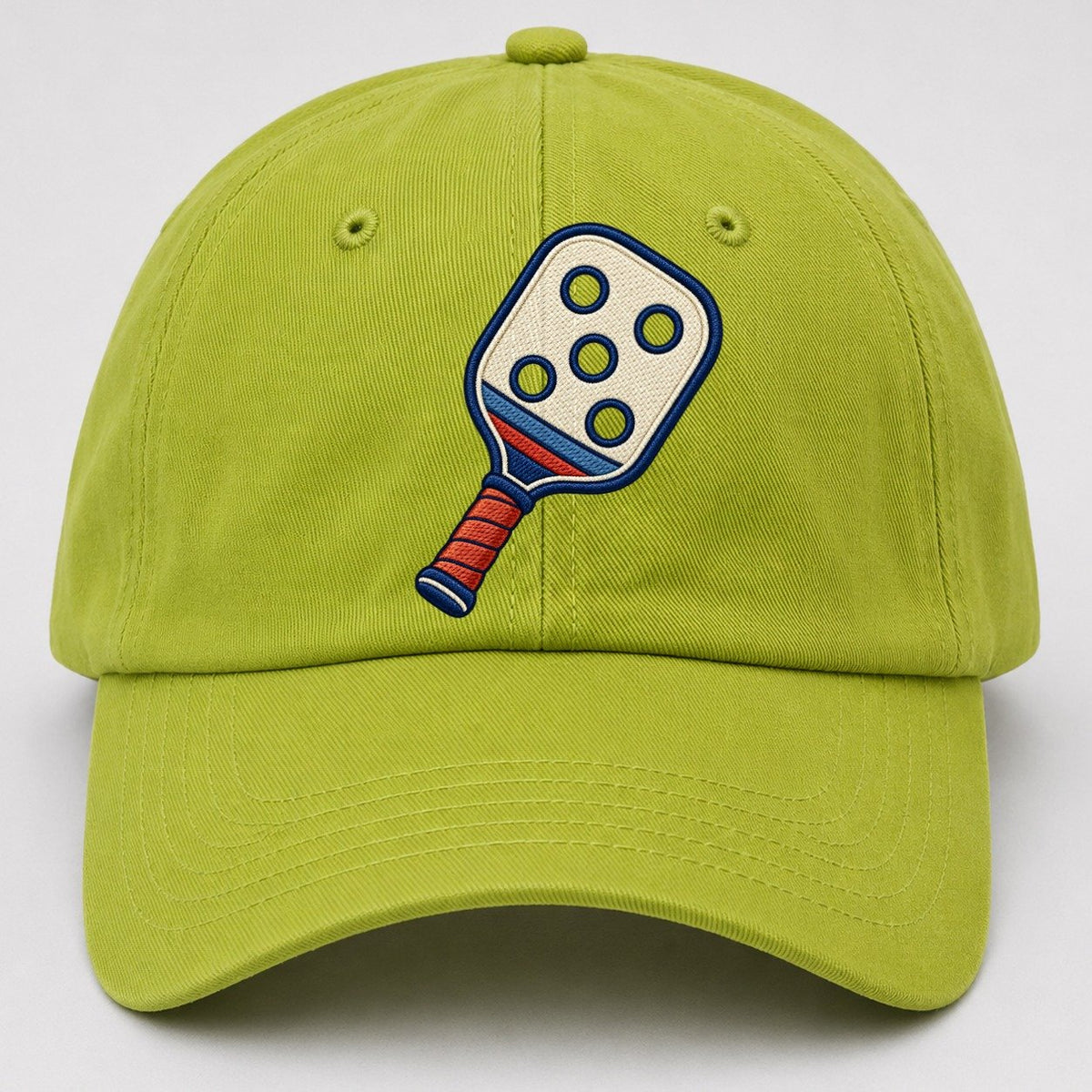 Pickleball Paddle Tiny Solo Marks Baseball Cap – Fluorescent Green