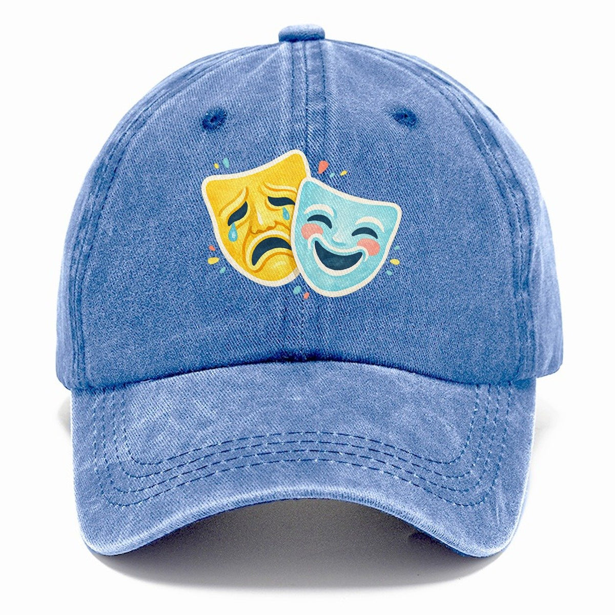 Black Labrador Portrait Classic Cap – Summer Sky