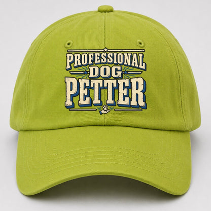 Professional Dog Petter American Wit Baseball Cap – Fluorescent Green