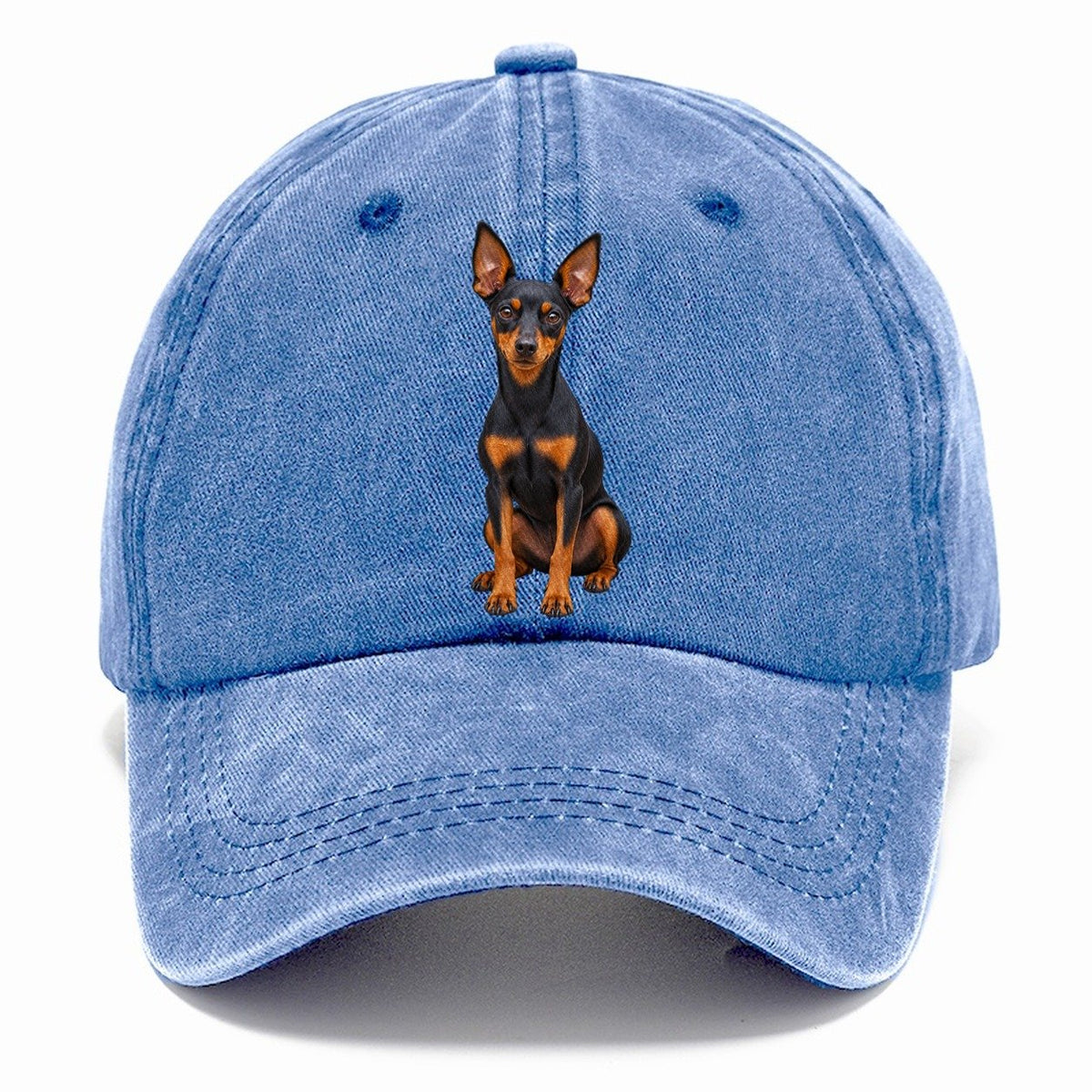 Miniature Pinscher Classic Cap – Summer Sky