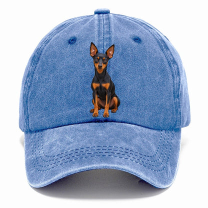 Miniature Pinscher Classic Cap – Summer Sky
