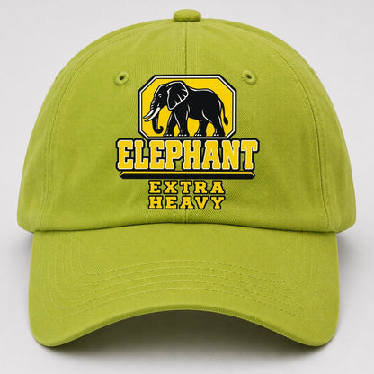 Elephant Extra Heavy Heavy Duty Baseball Cap – Fluorescent Green