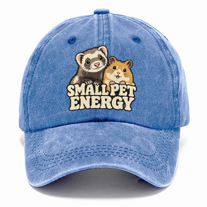 Small Pet Energy Small Pet Logos Classic Cap – Summer Sky