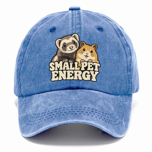 Small Pet Energy Small Pet Logos Classic Cap – Summer Sky