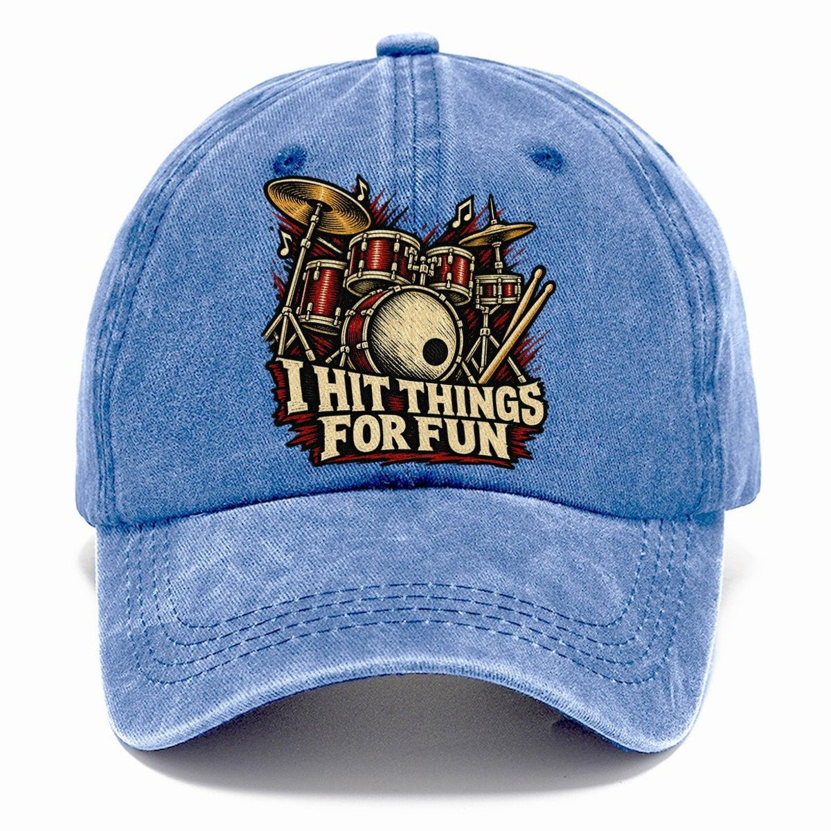 I Hit Things For Fun Classic Cap – Summer Sky