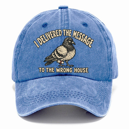 Pigeon Wrong House No Worm Club Classic Cap – Summer Sky