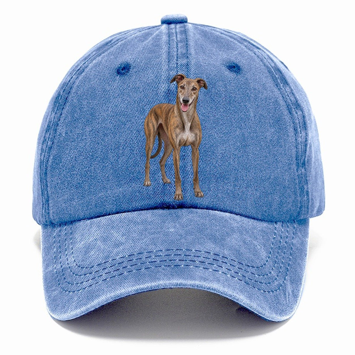 Greyhound Standing Top Breeds Classic Cap – Summer Sky