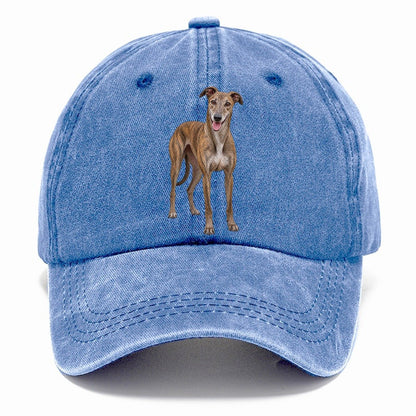 Greyhound Standing Top Breeds Classic Cap – Summer Sky