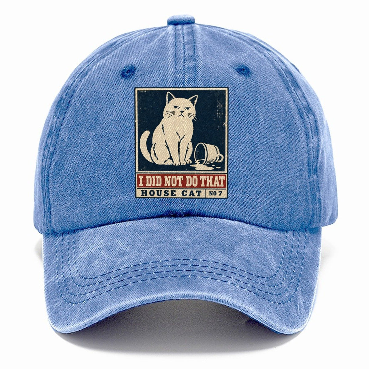 I Did Not Do That Neko Says No Classic Cap – Summer Sky