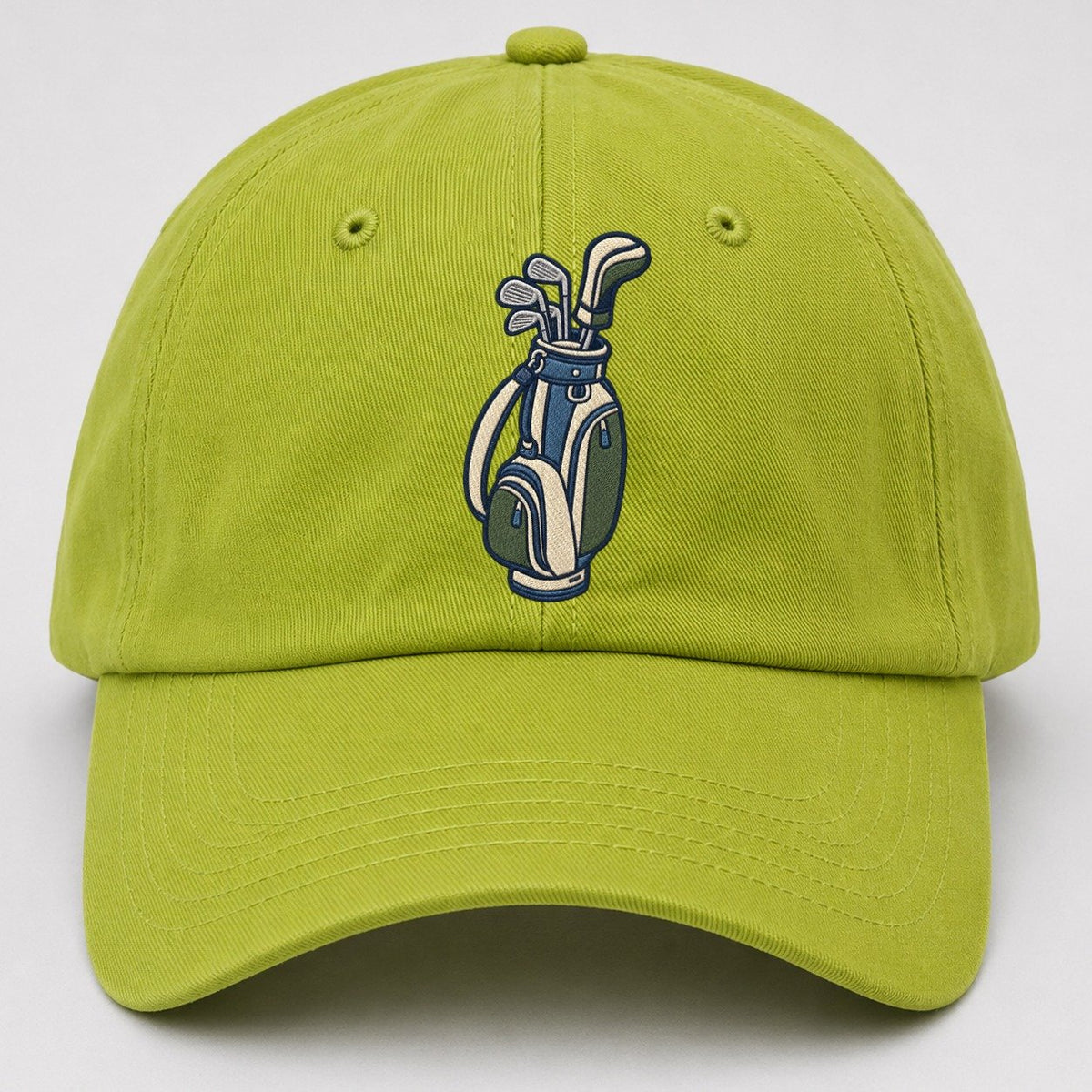 Golf Bag Tiny Solo Marks Baseball Cap – Fluorescent Green