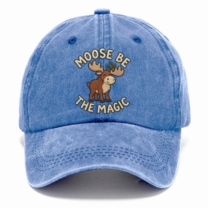 Moose Animal Puns Classic Cap – Summer Sky