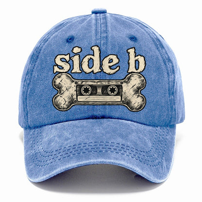A Dog Bone Drawn As A Cassette Tape Bark For Me Classic Cap – Summer Sky