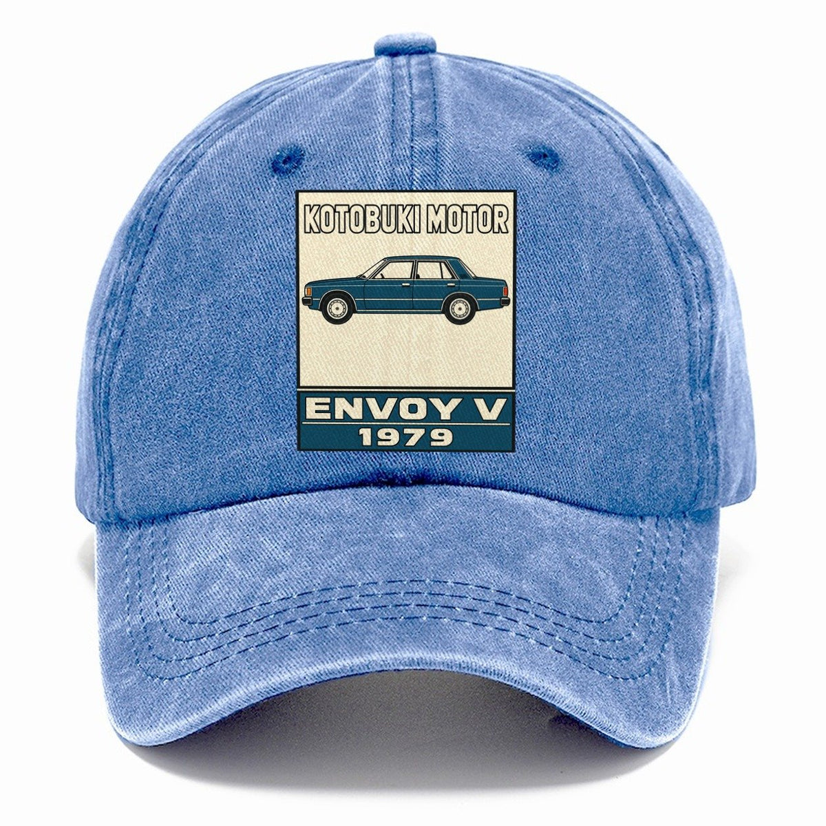 Kotobuki Envoy Showa Speed Plates Classic Cap – Summer Sky