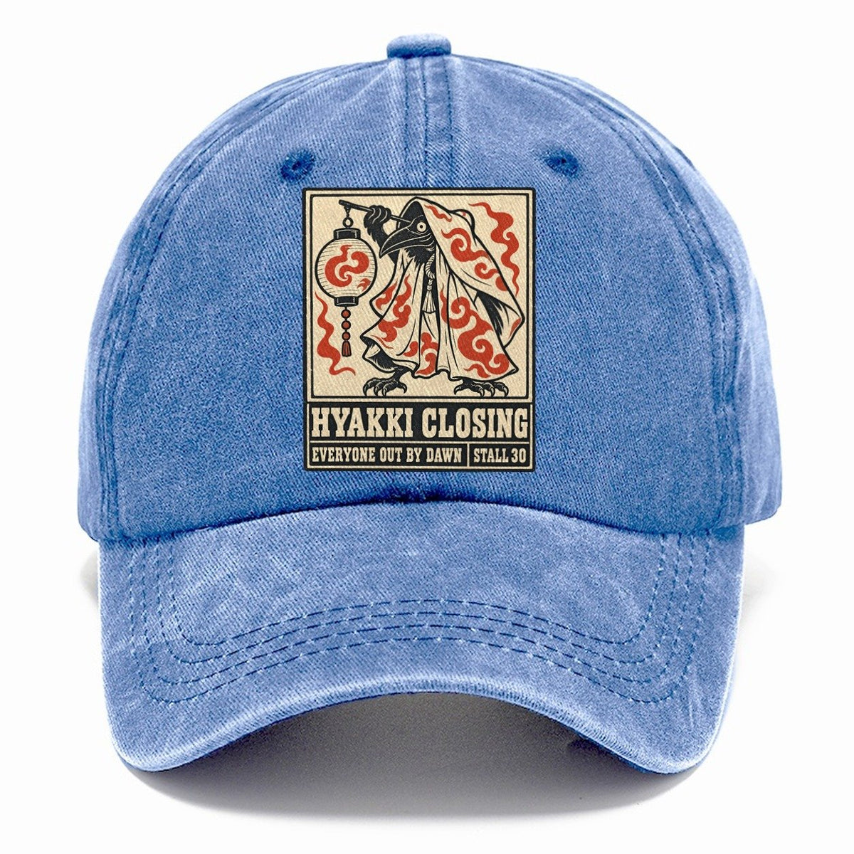 Hyakki Closing Yokai Night Market Classic Cap – Summer Sky