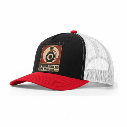 Ninth Street Flask Izakaya Rules Trucker Hat – Black Red White