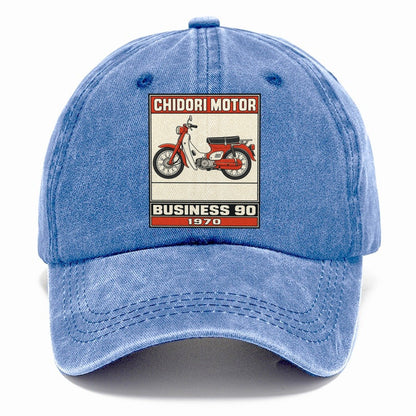 Chidori Business 90 Showa Speed Plates Classic Cap – Summer Sky