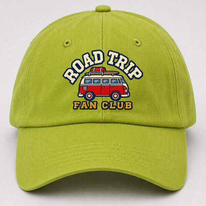 Road Trip Fan Club Baseball Cap – Fluorescent Green