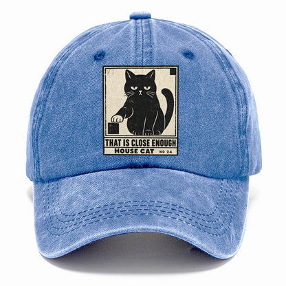 That Is Close Enough Neko Says No Classic Cap – Summer Sky