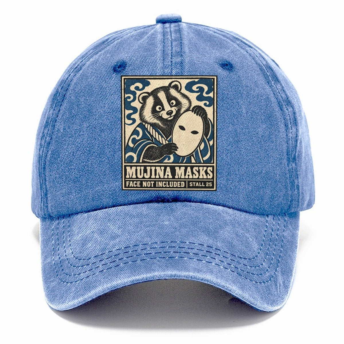 Mujina Masks Yokai Night Market Classic Cap – Summer Sky