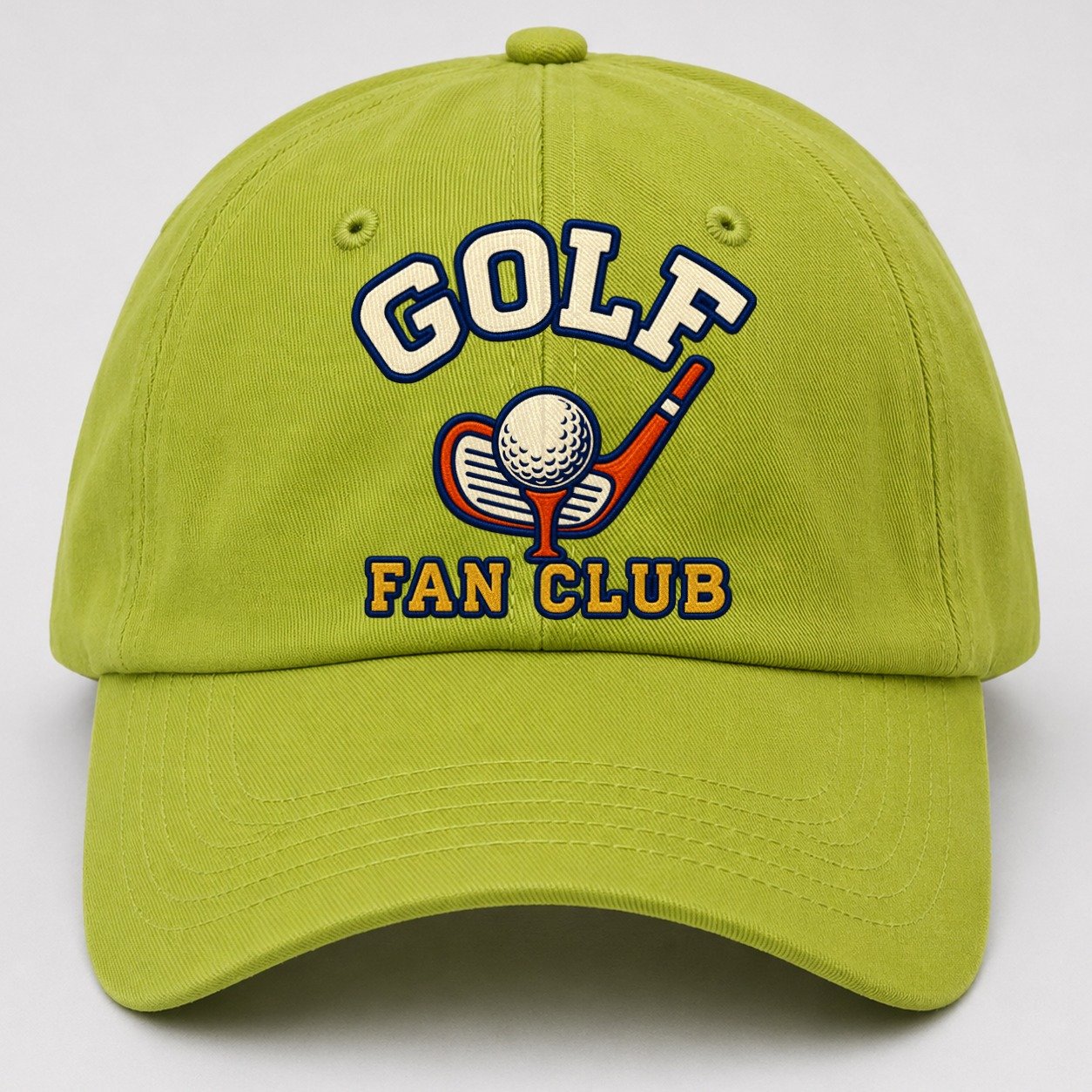 Golf Fan Club Baseball Cap – Fluorescent Green