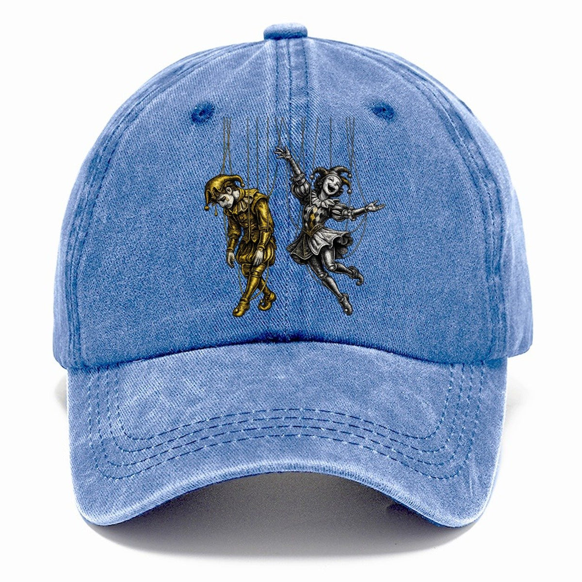 Black Labrador Portrait Classic Cap – Summer Sky