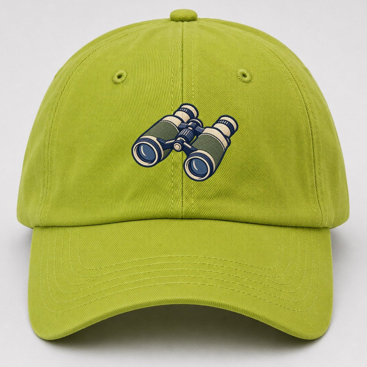 Field Binoculars Tiny Solo Marks Baseball Cap – Fluorescent Green