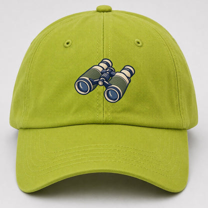 Field Binoculars Tiny Solo Marks Baseball Cap – Fluorescent Green