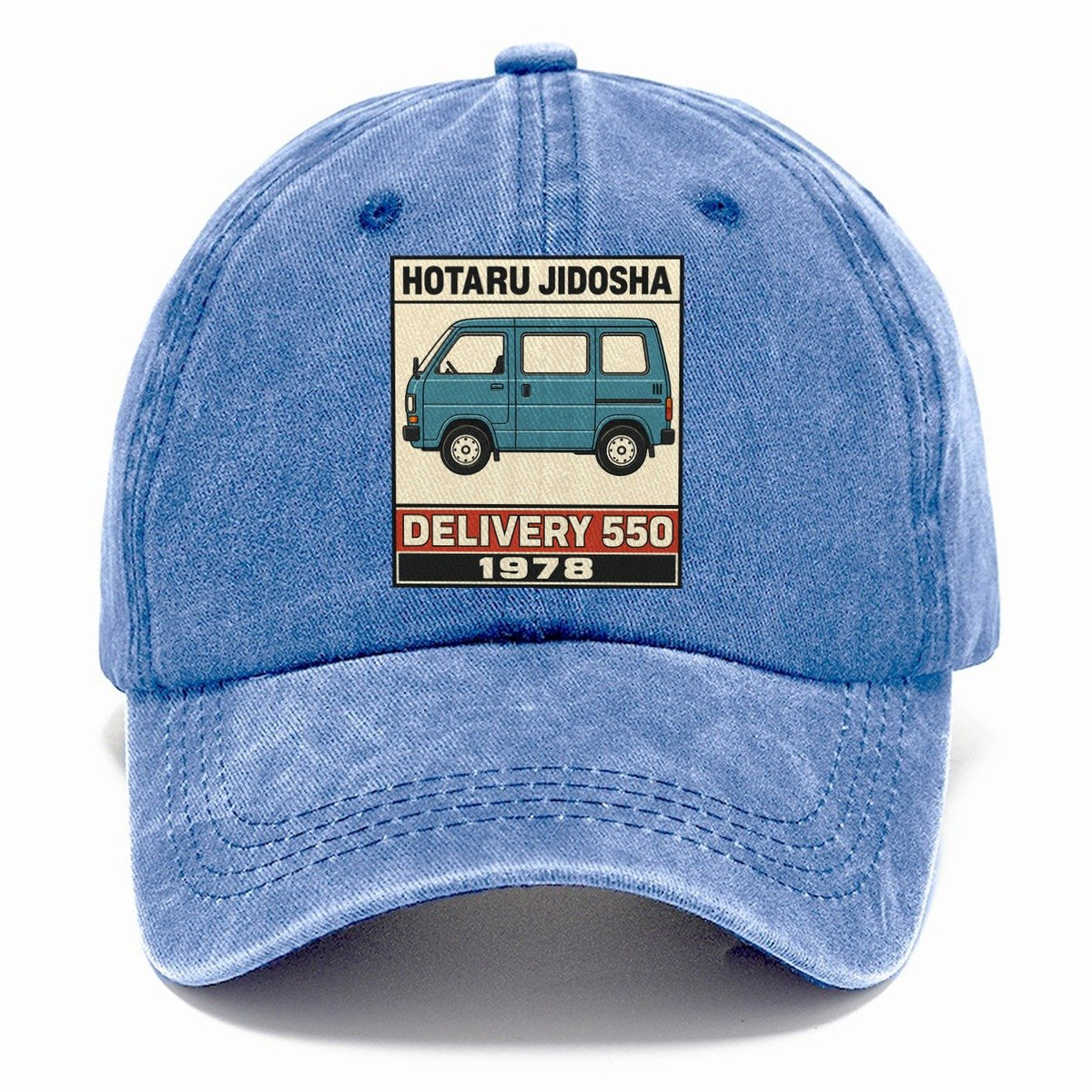 Hotaru Delivery Showa Speed Plates Classic Cap – Summer Sky