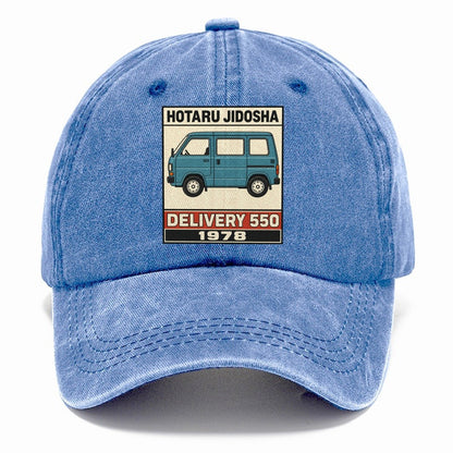 Hotaru Delivery Showa Speed Plates Classic Cap – Summer Sky