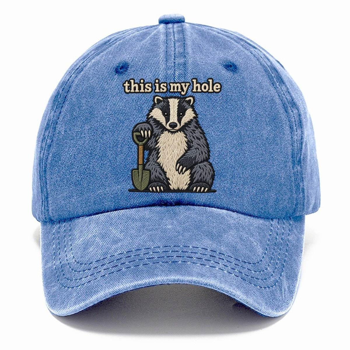 This Is My Hole Strongly Worded Classic Cap – Summer Sky