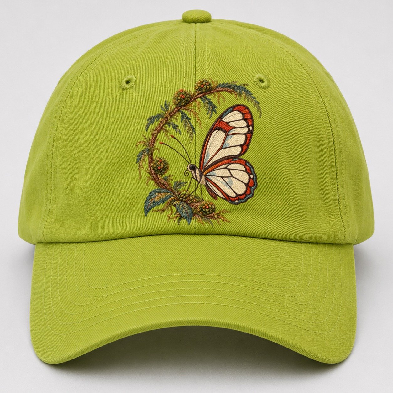 Glasswing Moss Arch Gentle Wild Baseball Cap – Fluorescent Green