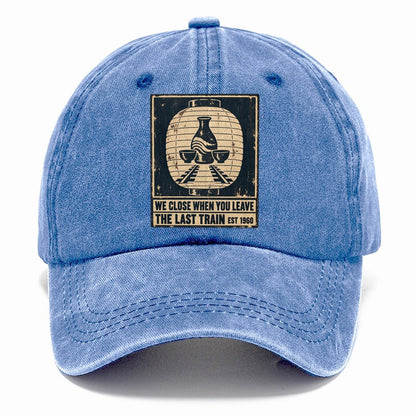 Last Train Bar Izakaya Rules Classic Cap – Summer Sky