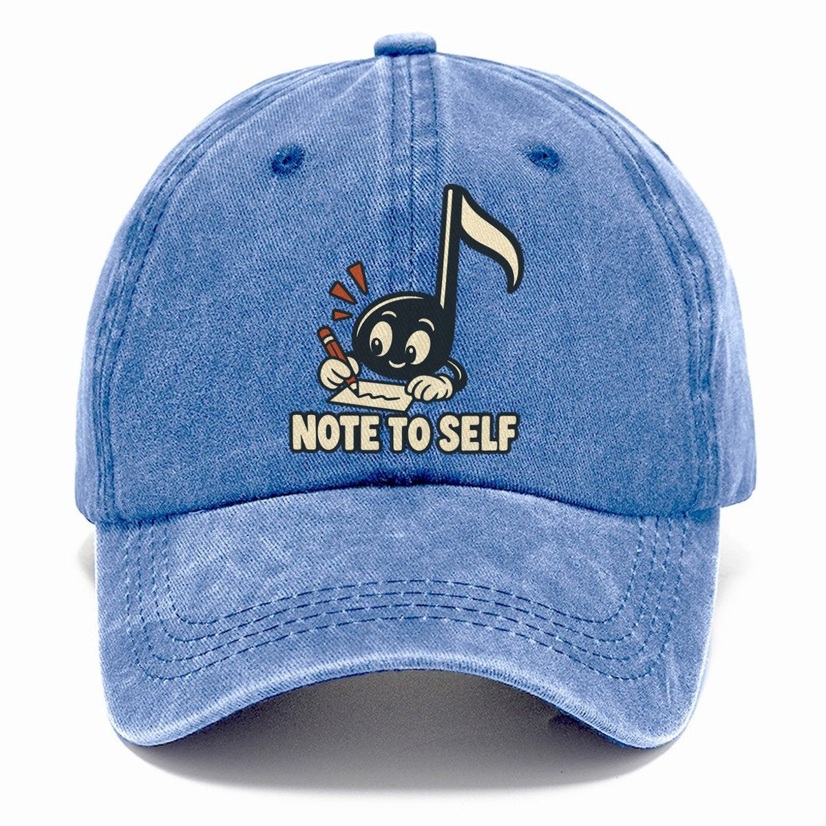 Note To Self Familiar Punchlines Classic Cap – Summer Sky